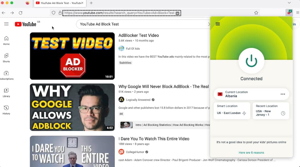 Can VPN remove YouTube ads?