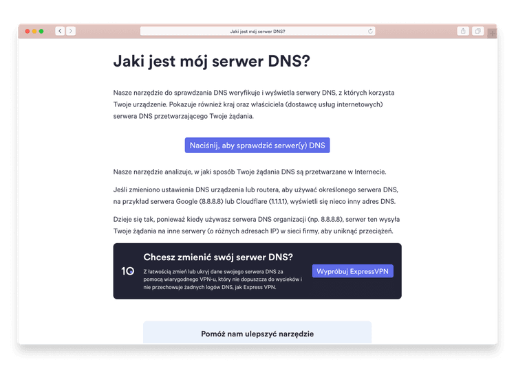 Jaki jest mój serwer DNS?