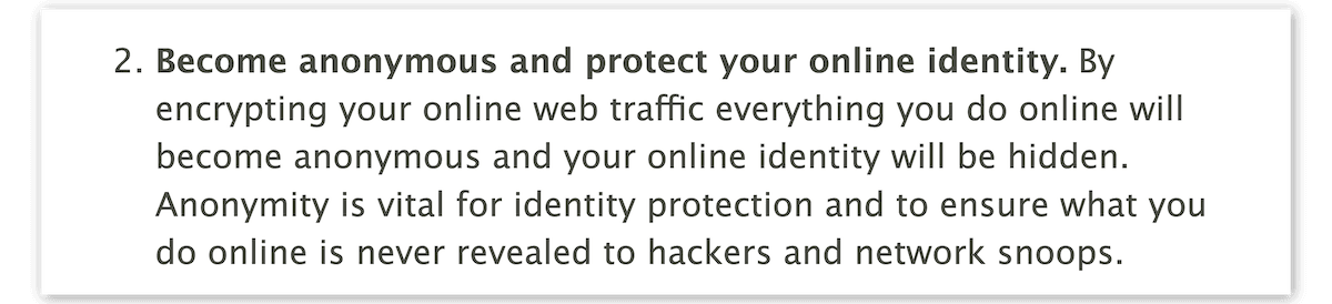 A screenshot from an archive of HideMyAss's homepage