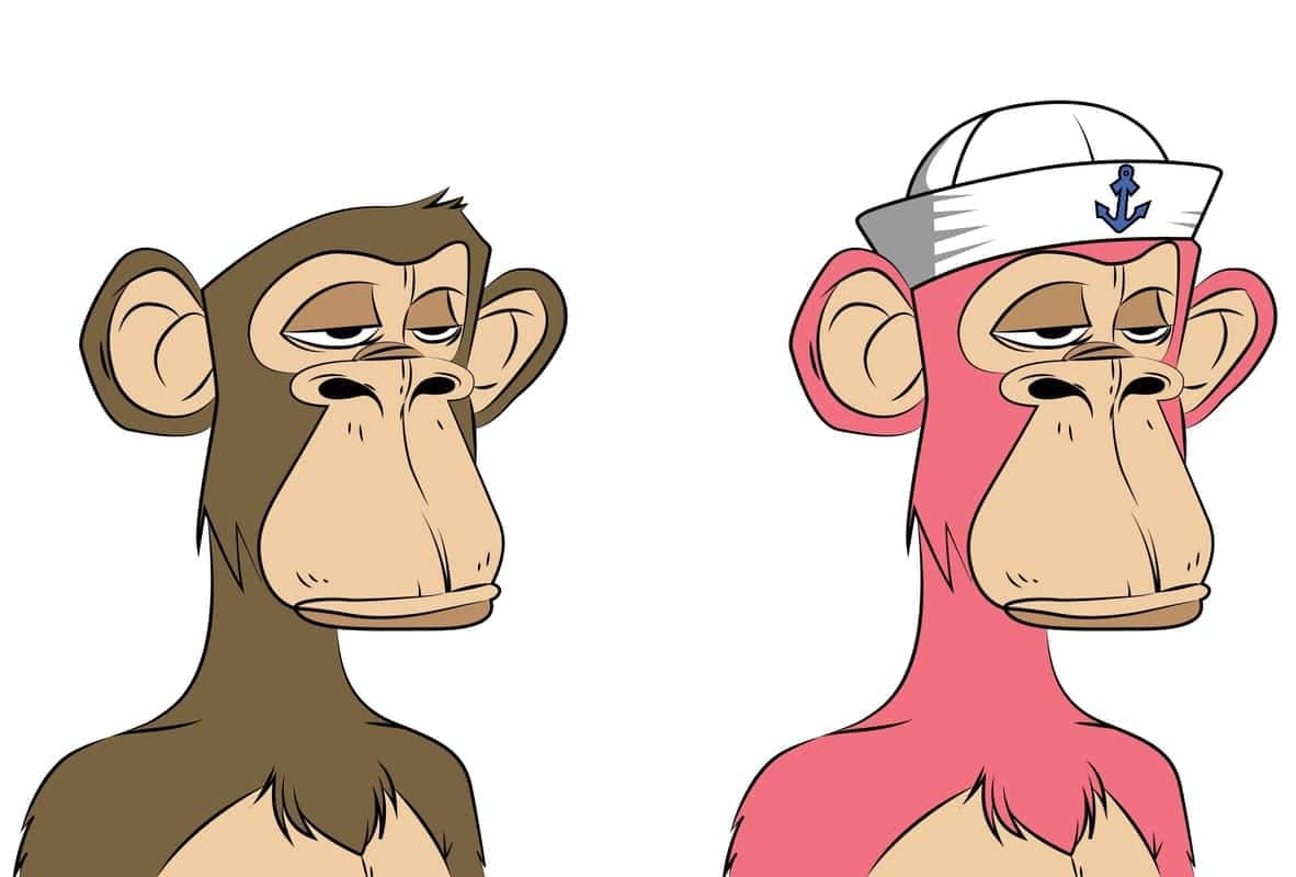 Illustration showing Bored Ape Yacht Club NFT