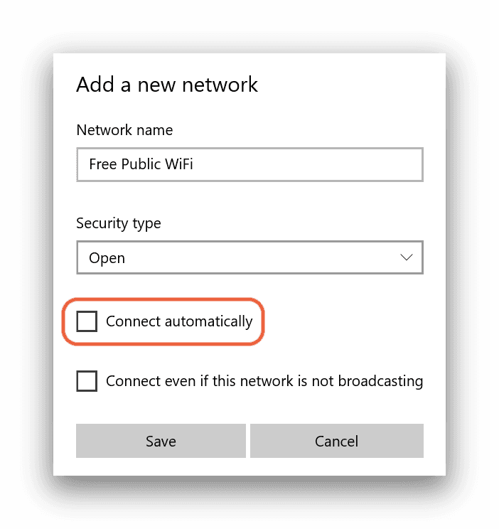 Windows WiFi Settings