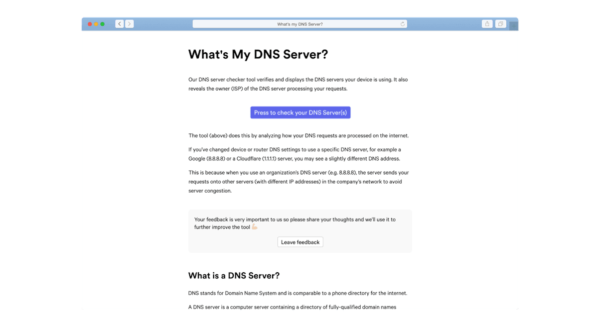 www.whatsmydnsserver.com