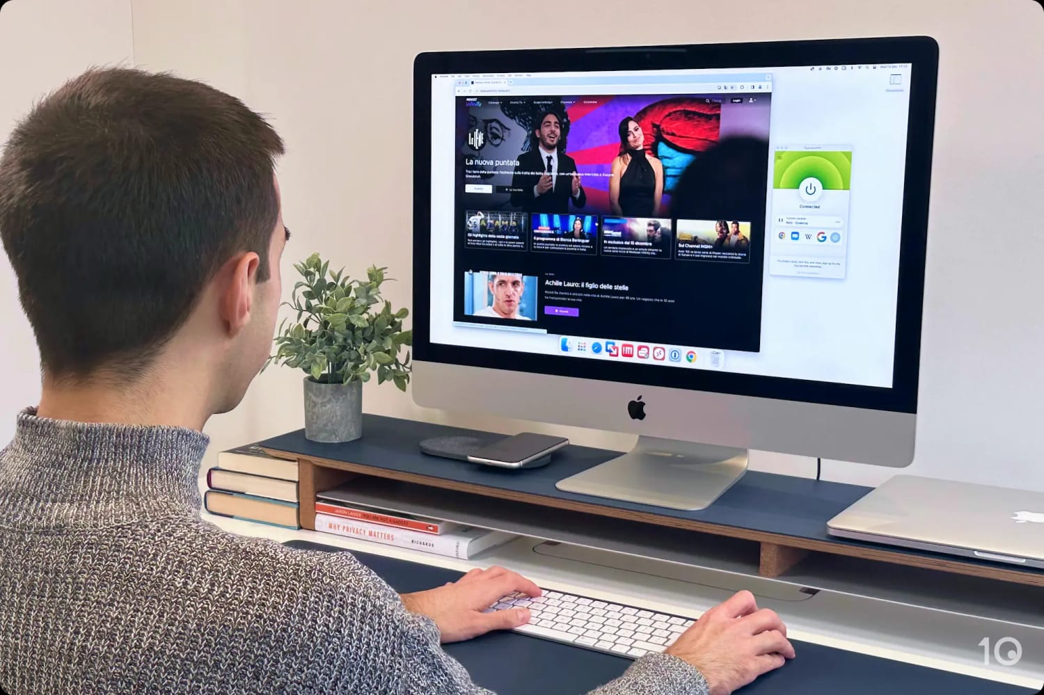 ExpressVPN con MediaSet Infinity en macOS