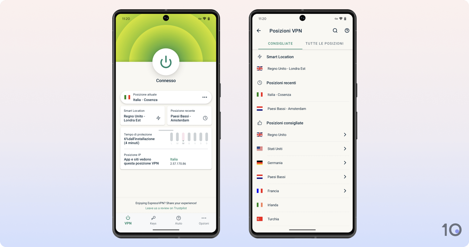 App di ExpressVPN per Android