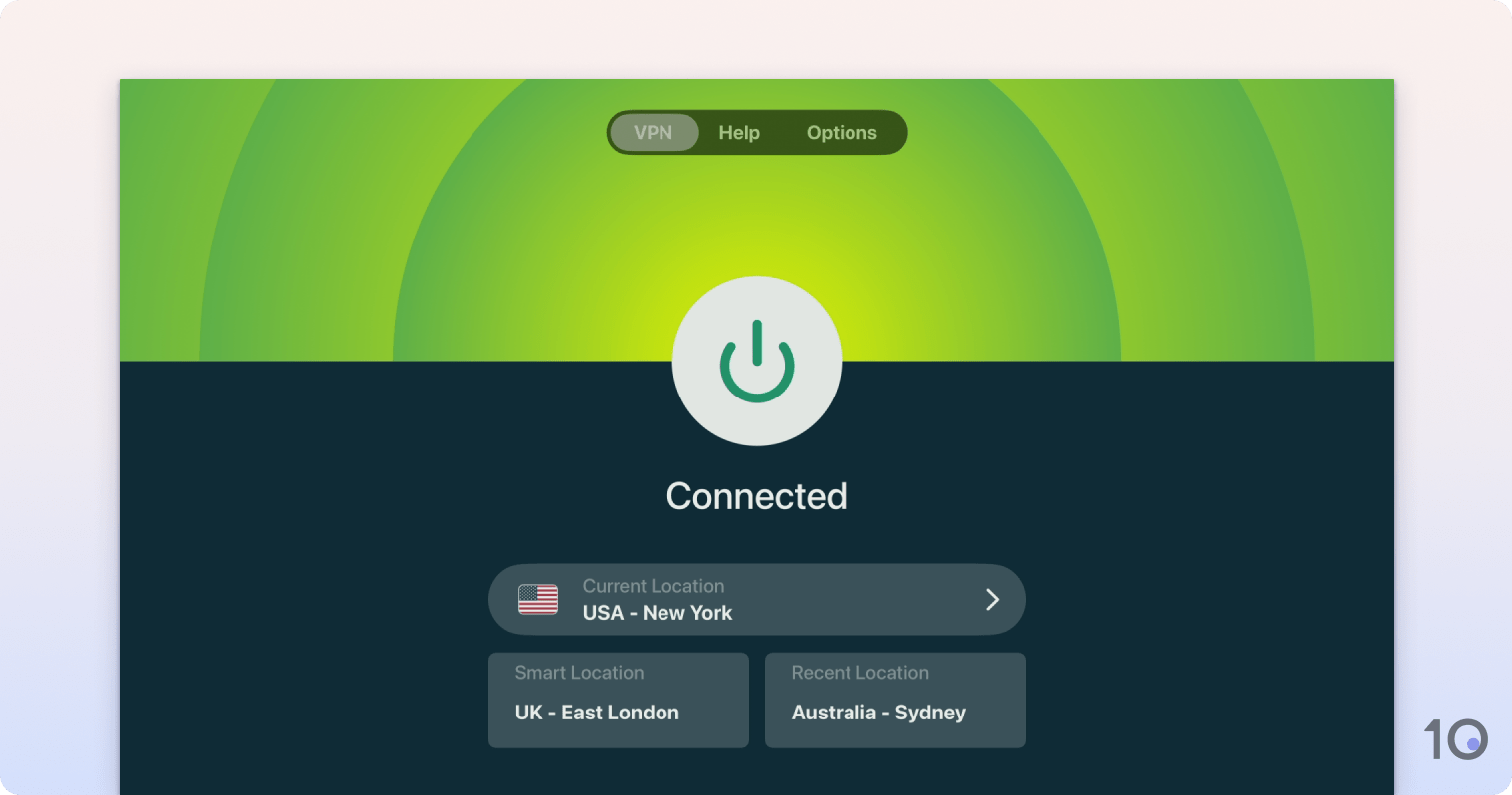ExpressVPNs app för Apple TV