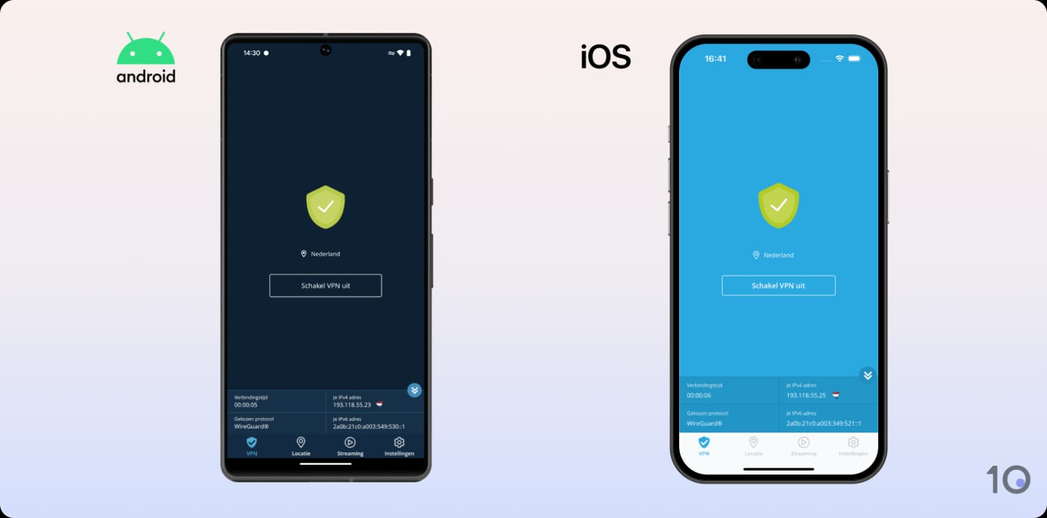Hide.me-apps voor Android en iOS