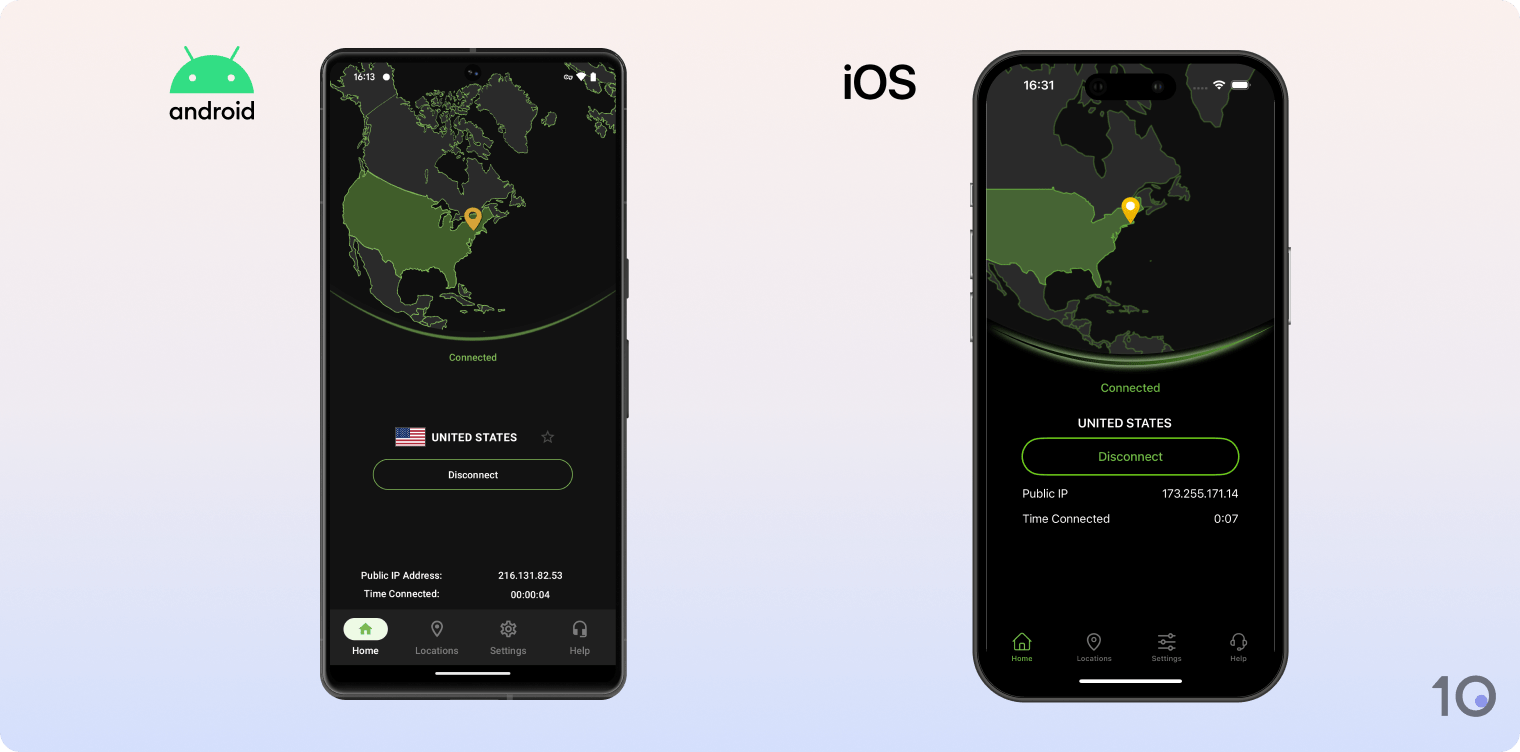Aplikacje IPVanish na Androida i iOS