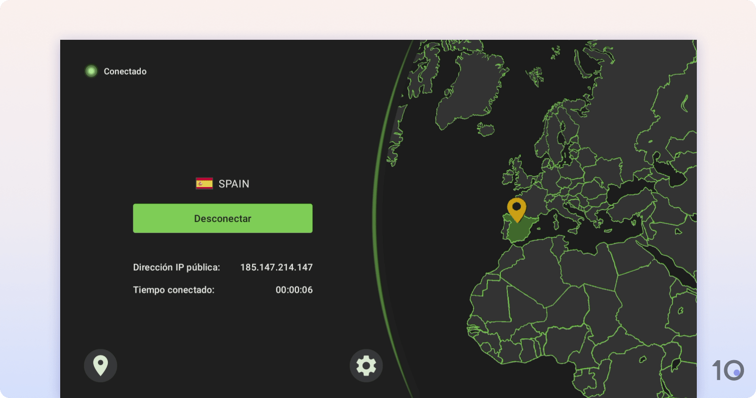 Aplicación VPN de IPVanish para Fire TV