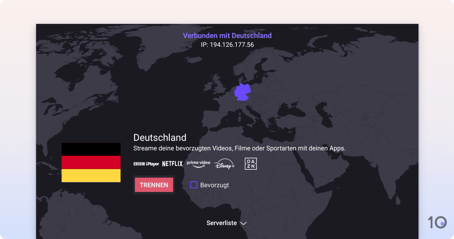 Kostenlose Proton VPN-App für Fire TV