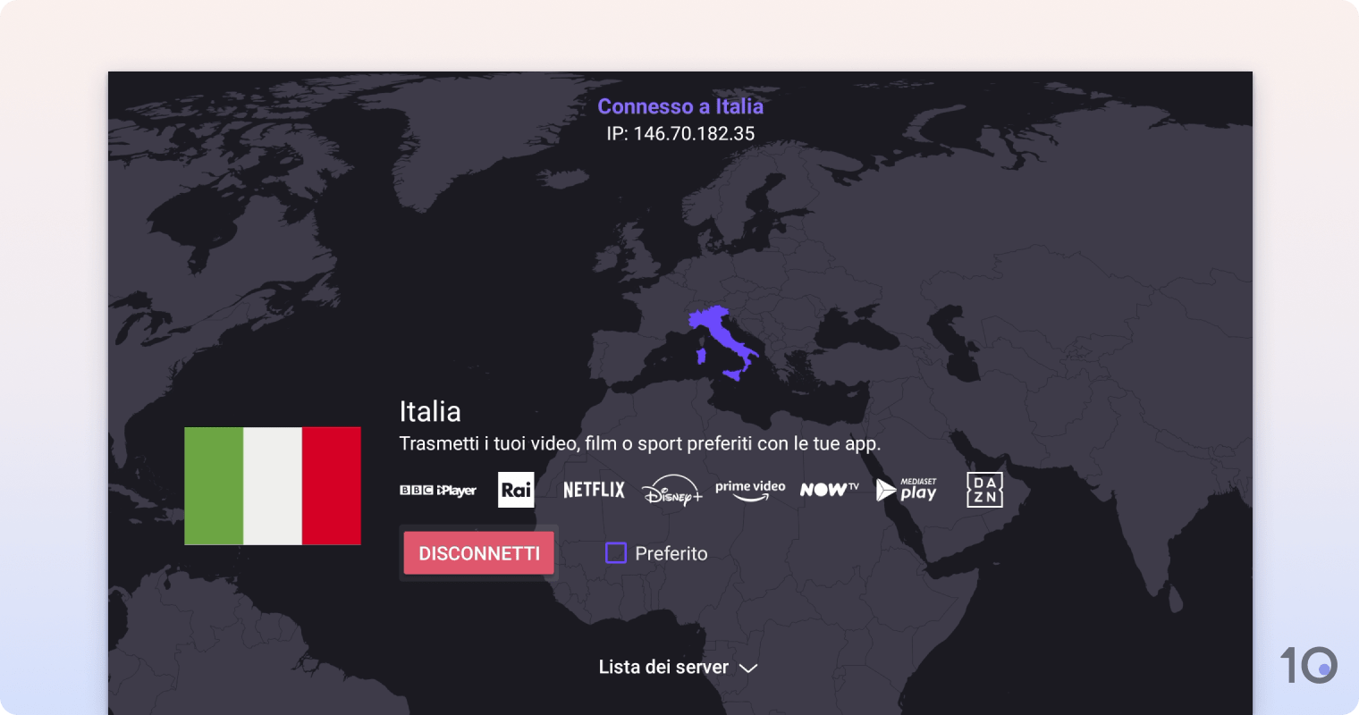 App gratuita Proton VPN per Fire TV