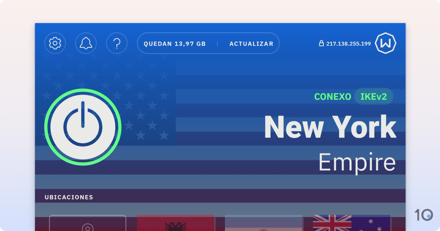 Aplicación VPN gratis de Windscribe para Fire TV