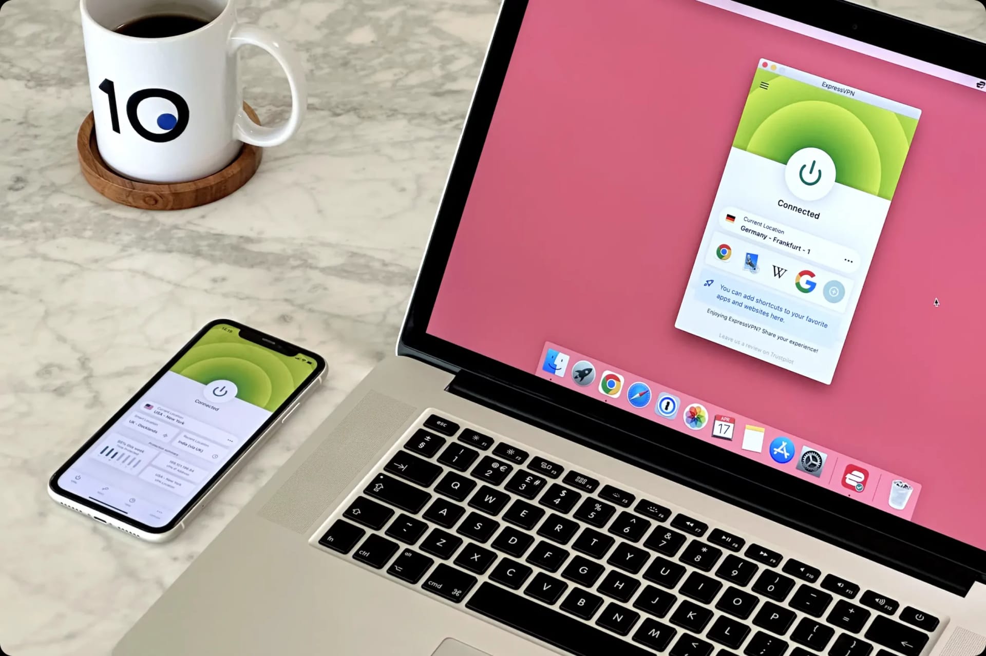 macOS 및 iOS에서 ExpressVPN 앱 테스트