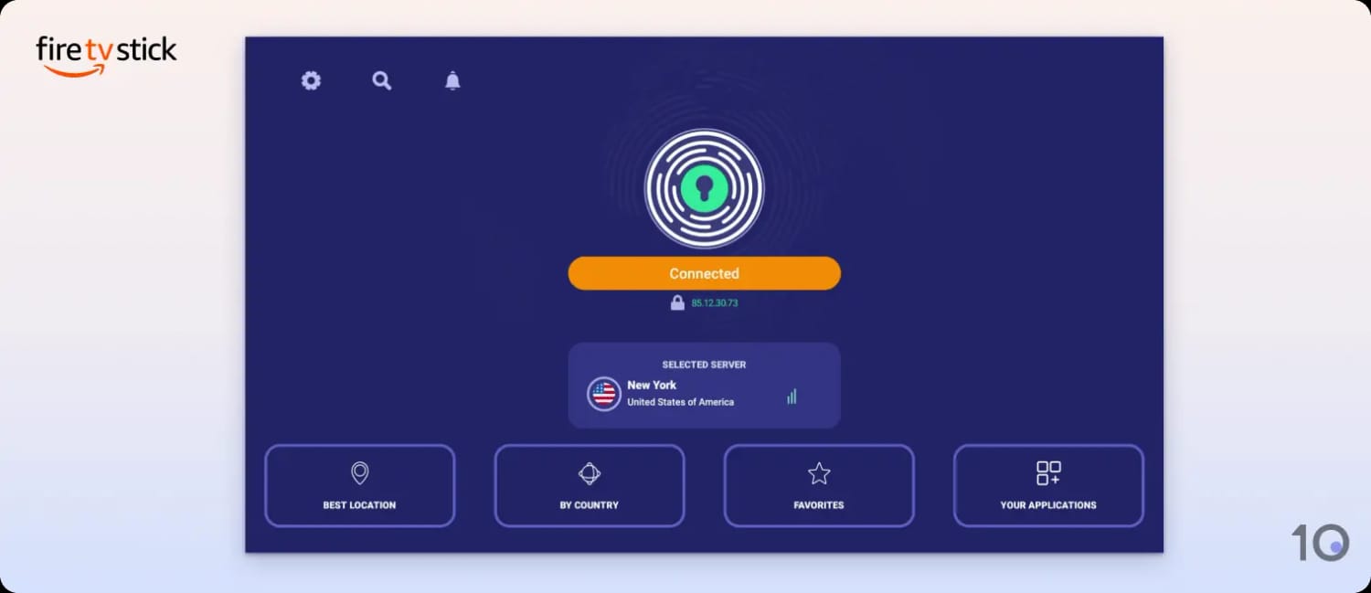 PrivadoVPN:s app för Fire TV Stick