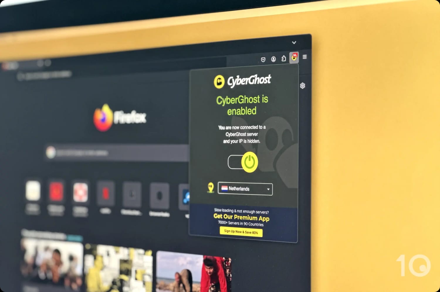 CyberGhost's Firefox Extension
