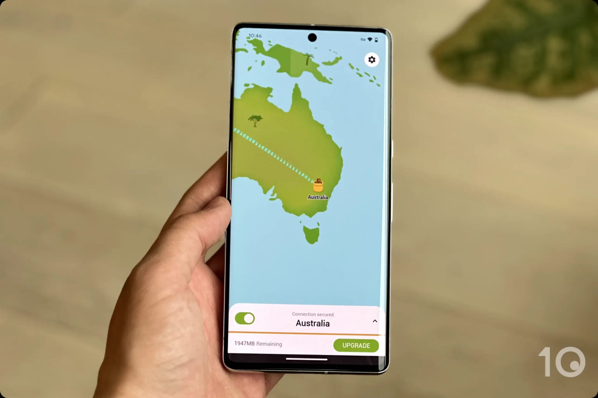 TunnelBear Free Australia Server on Android