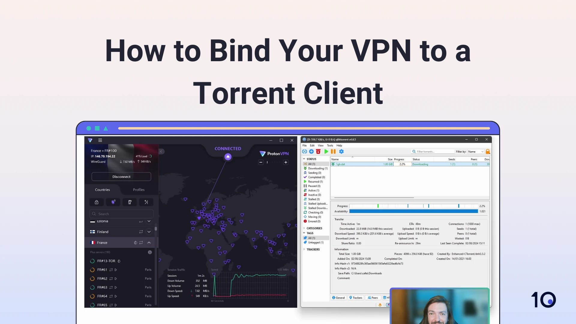 How to bind your VPN to a torrent client