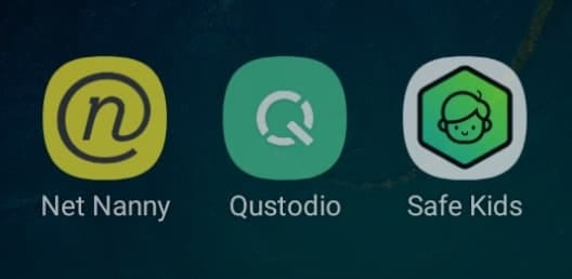 Iconos de aplicaciones de control parental a las que prestar atención si crees que alguien está espiando tu teléfono