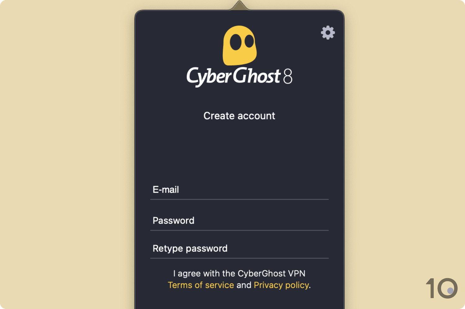 Instrucciones para la prueba gratuita de CyberGhost Paso n.° 2