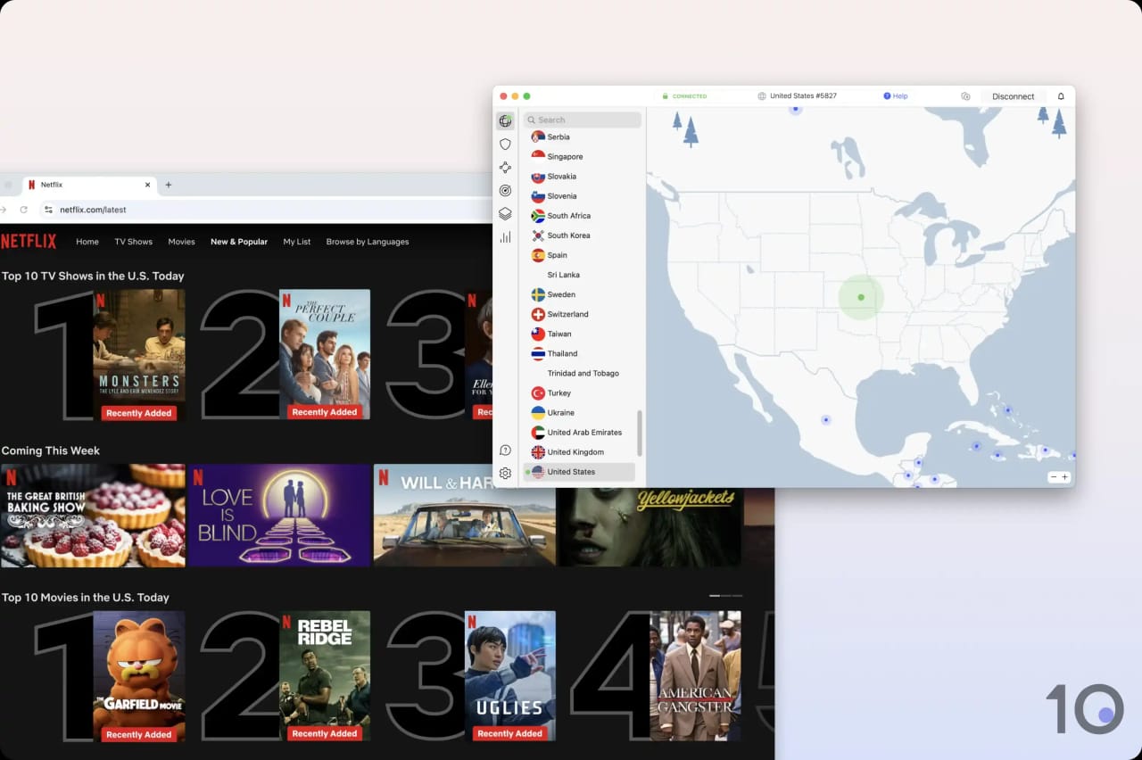 Amerikaanse Netflix deblokkeren met NordVPN