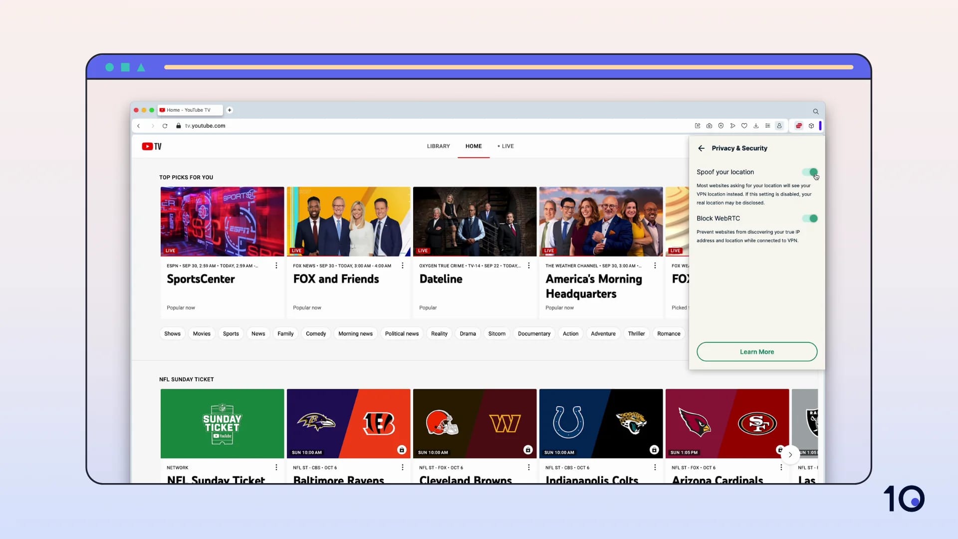 How to Change YouTube TV Region with a VPN video thumbnail
