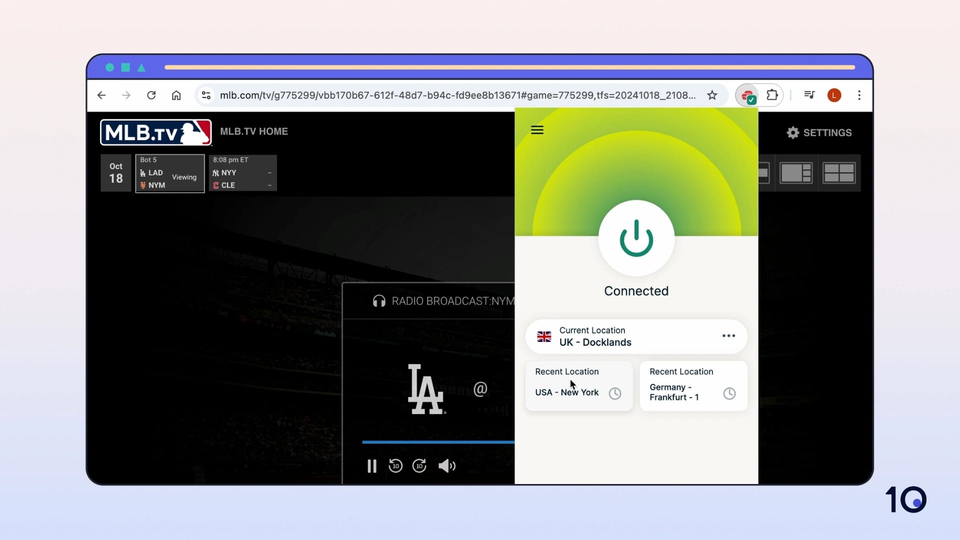 How to Watch Blackout MLB Games on MLB.TV with a VPN video thumbnail