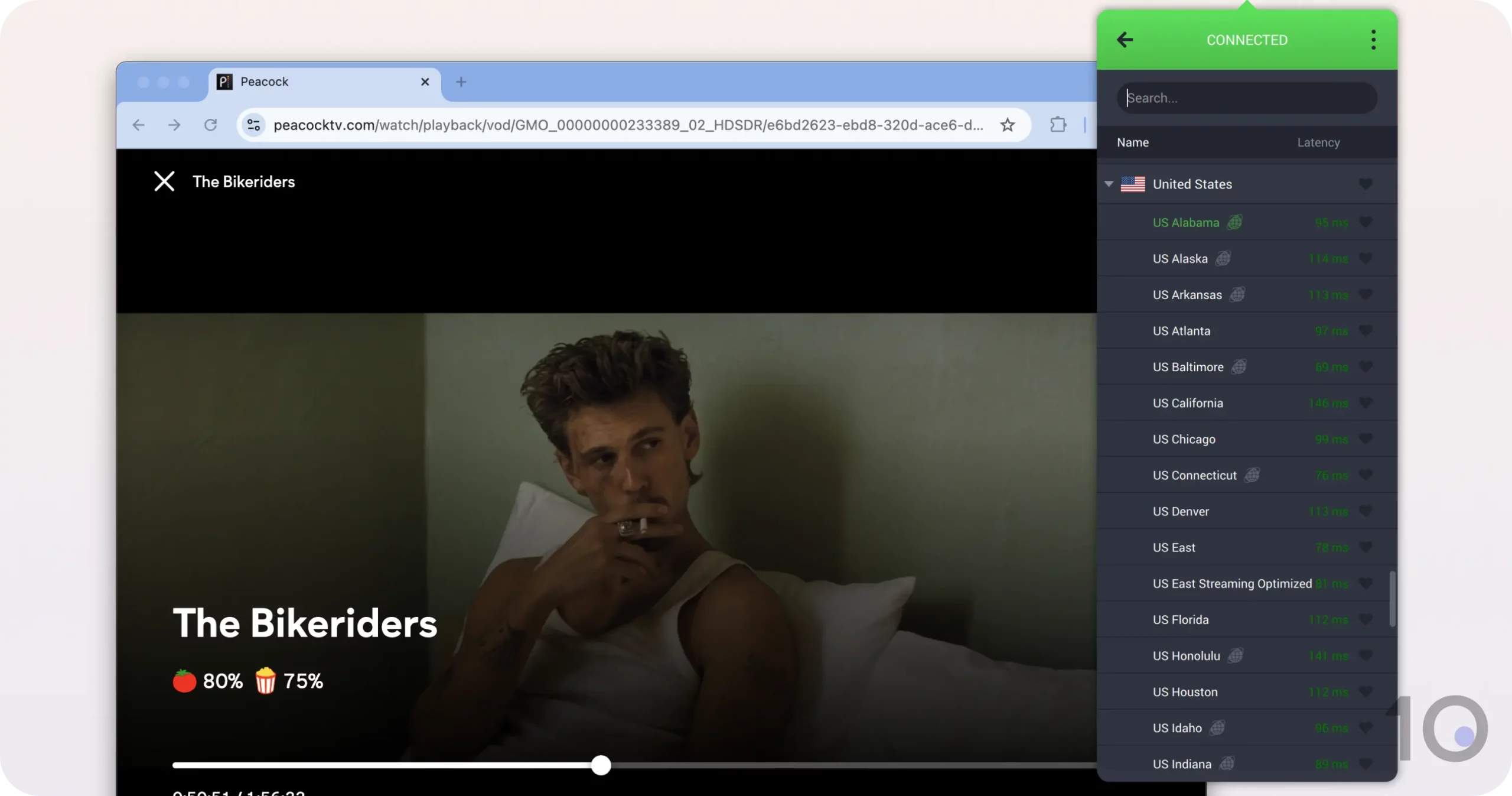 PIA VPN's iOS Application