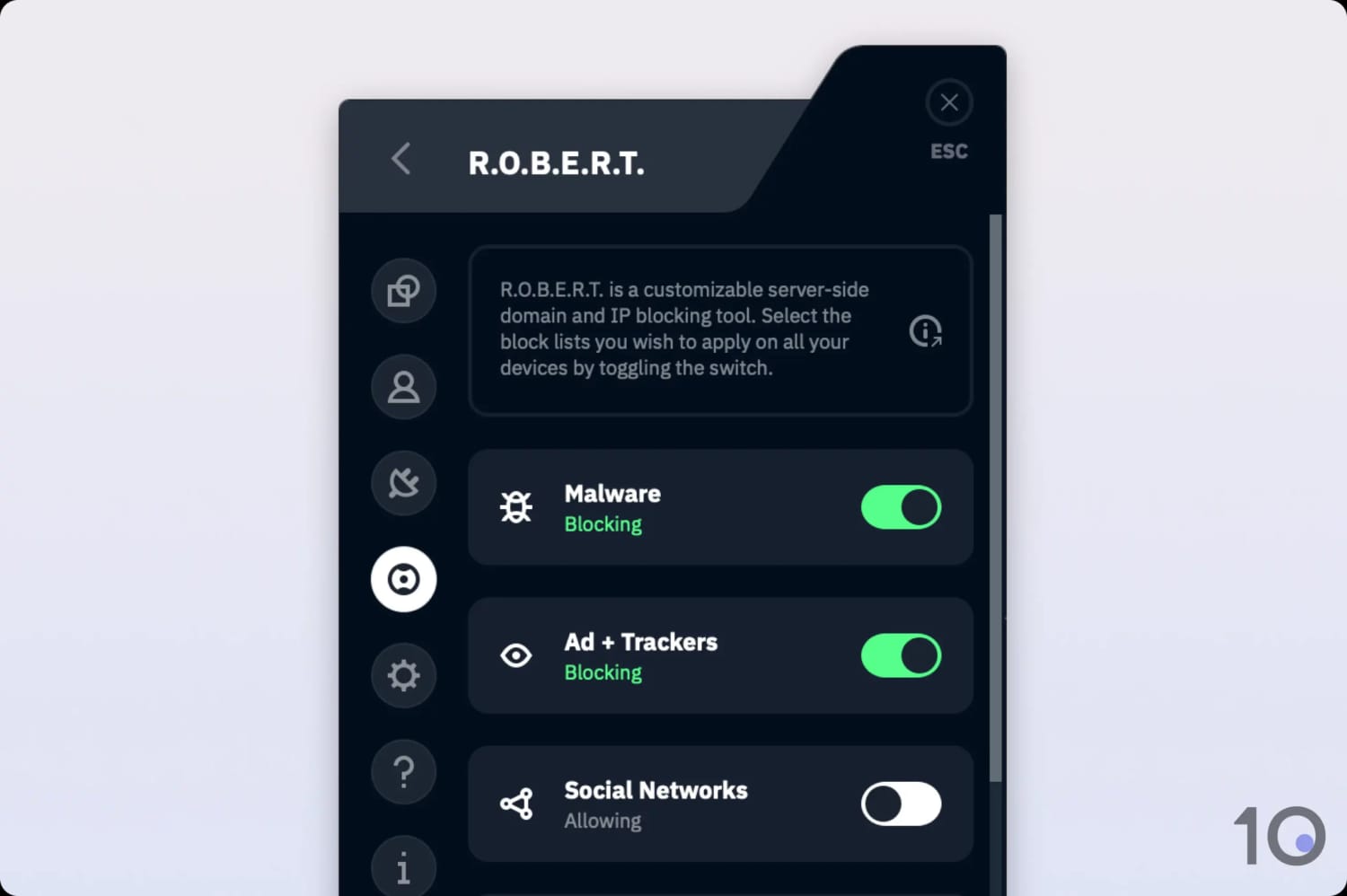 Windscribe's Ad & Tracker Blocker