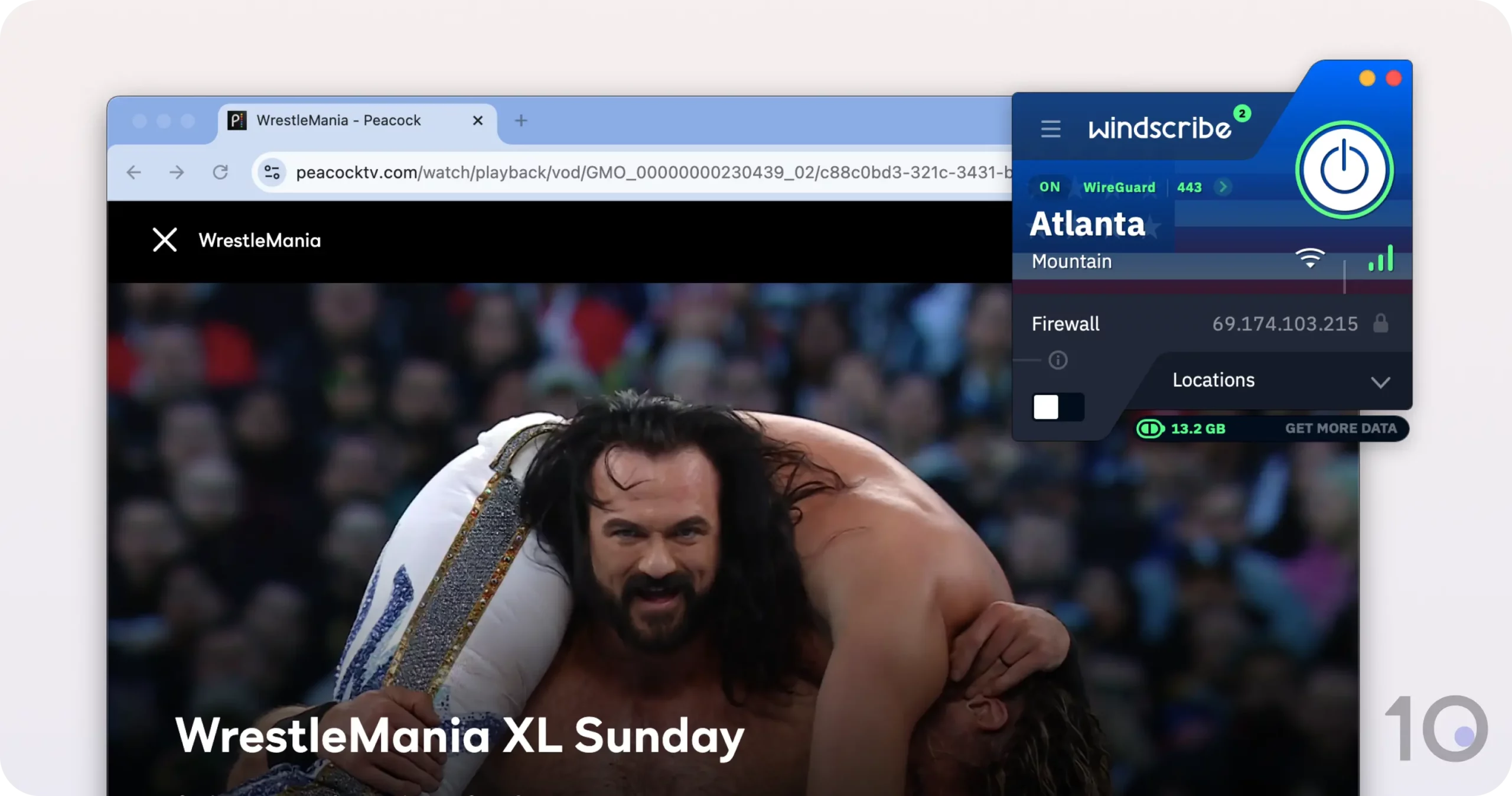 Windscribe VPN's free app for iOS