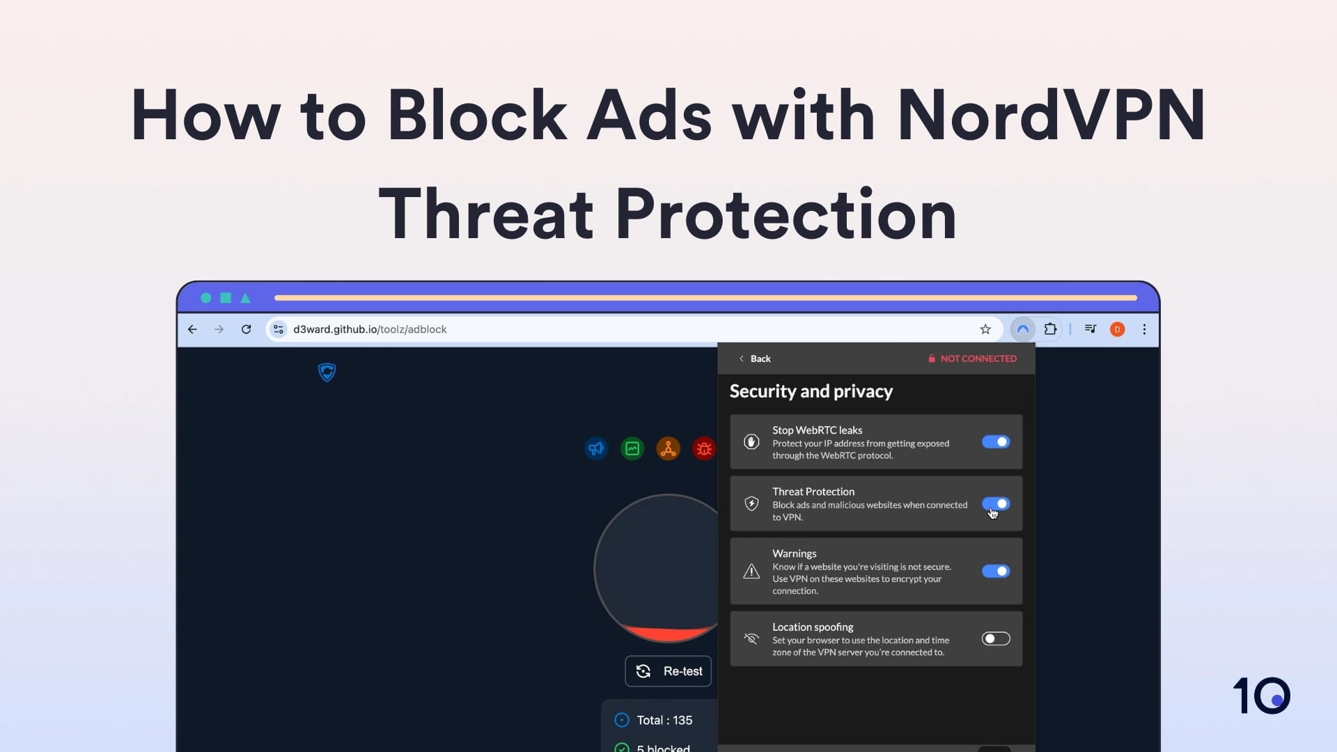 How to Block Ads with NordVPN Threat Protection