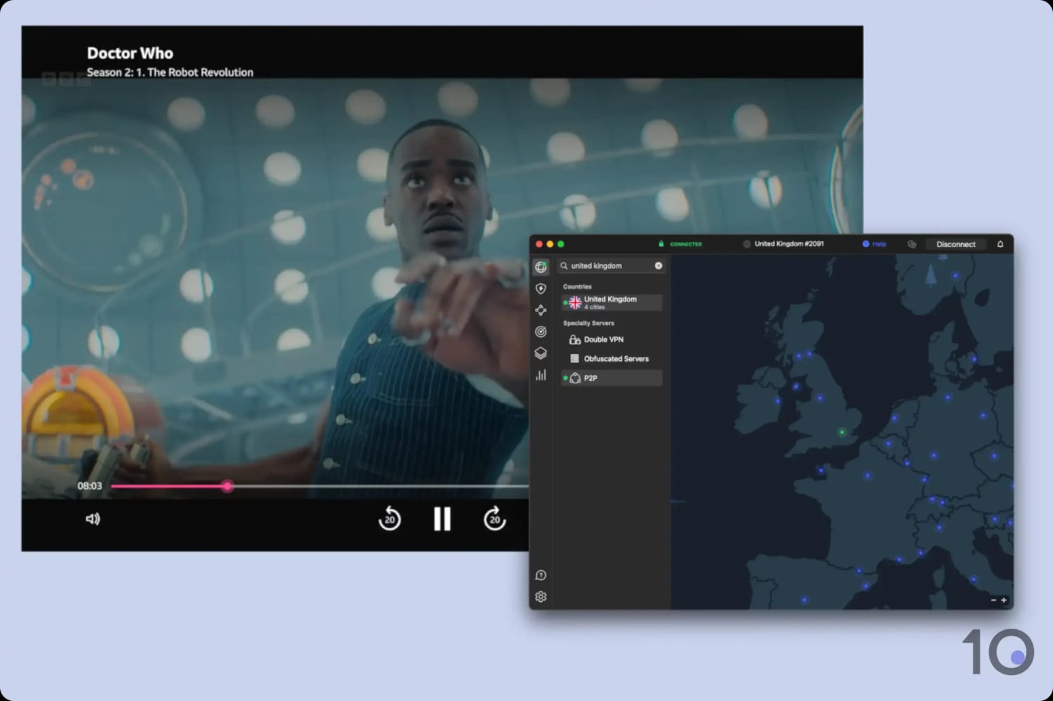 NordVPN works with BBC iPlayer