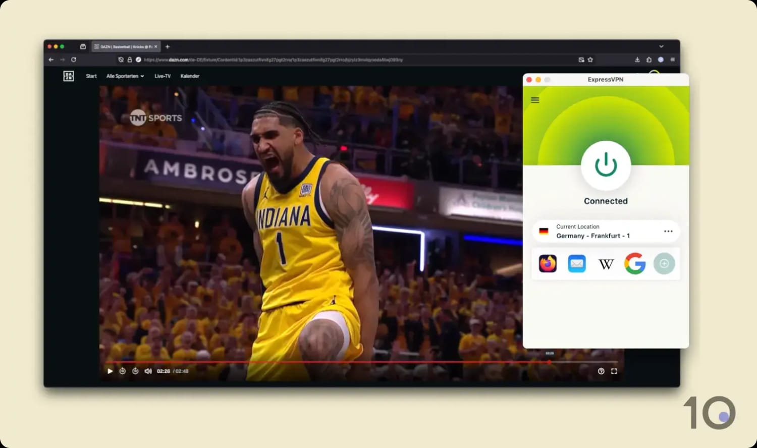Streaming DAZN Germany with ExpressVPN