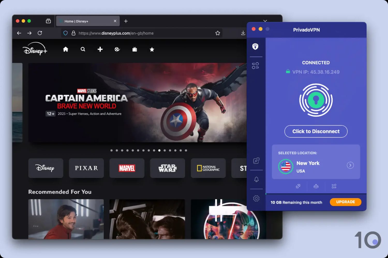 Unblocking Disney+ with PrivadoVPN