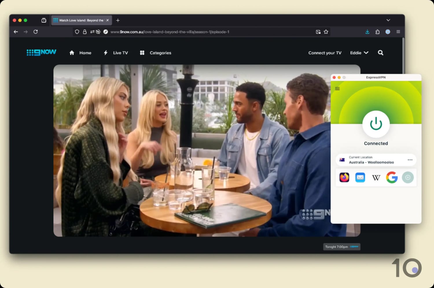 Accessing 9Now from Overseas Using ExpressVPN