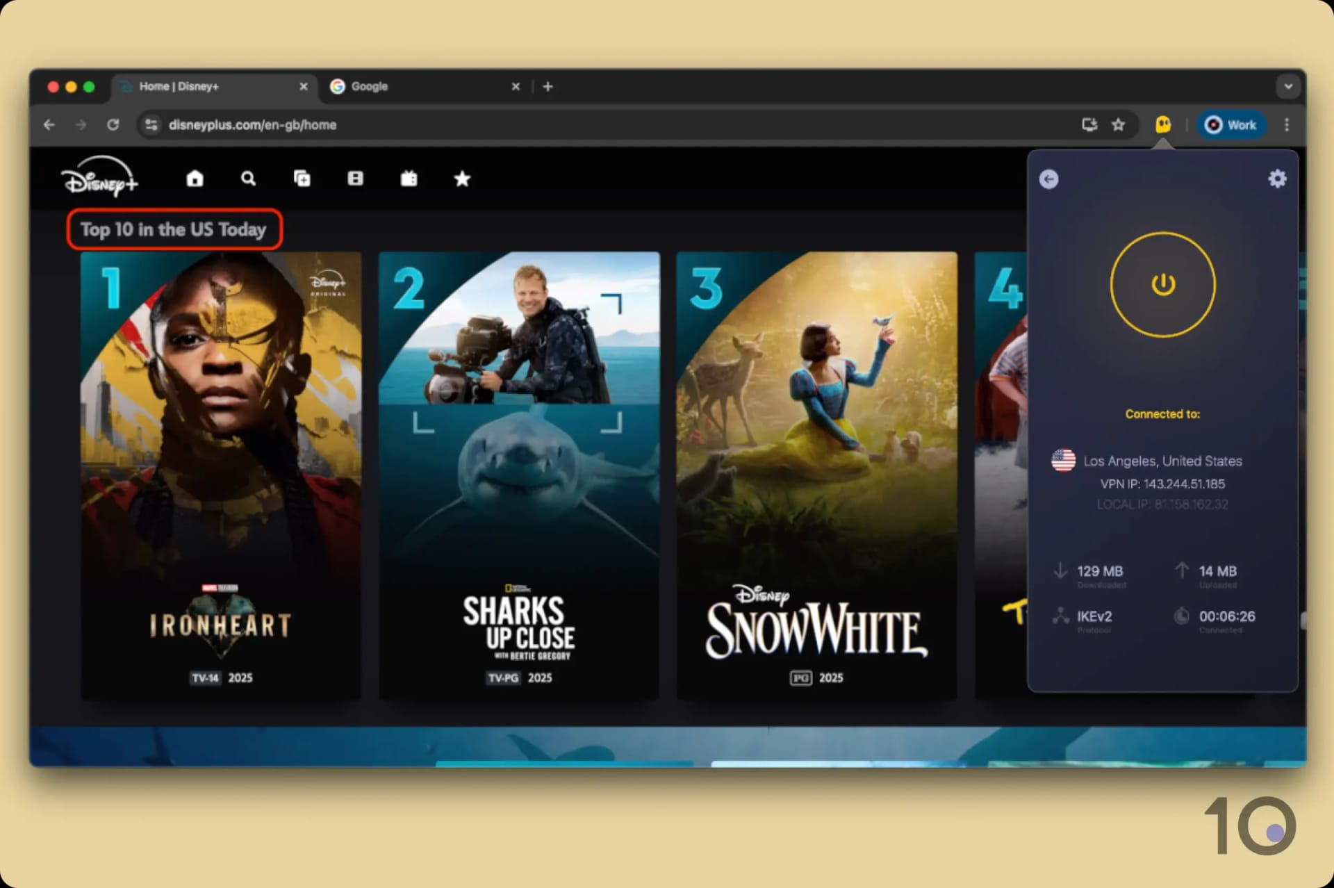 CyberGhost sblocca Disney+