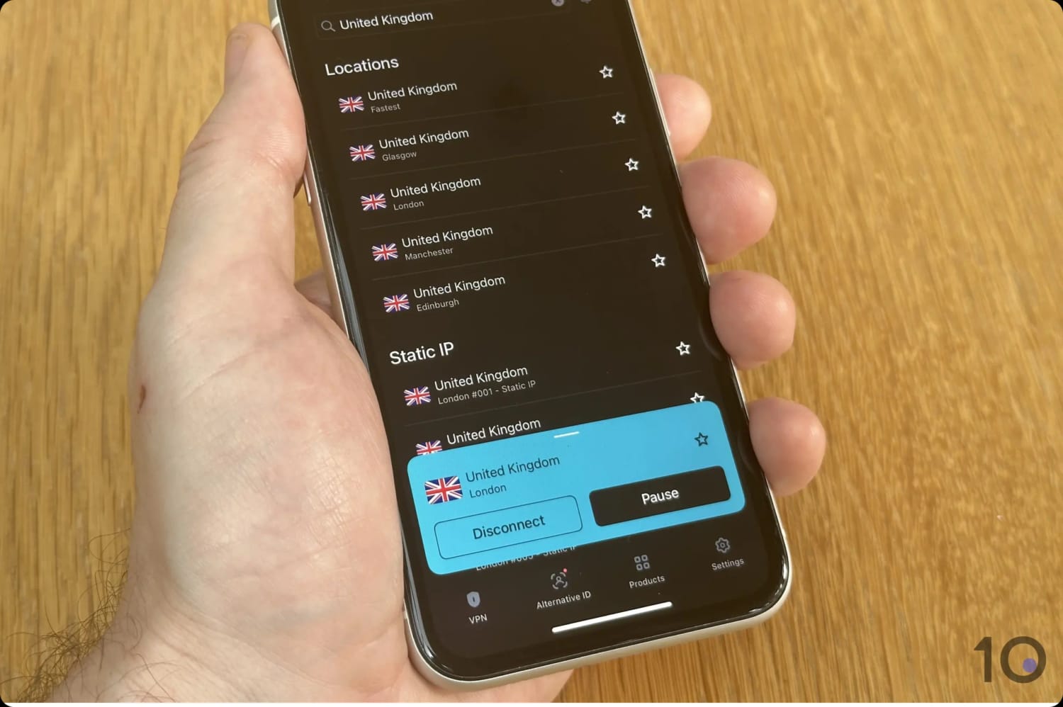Liste der britischen VPN-Server von Surfshark