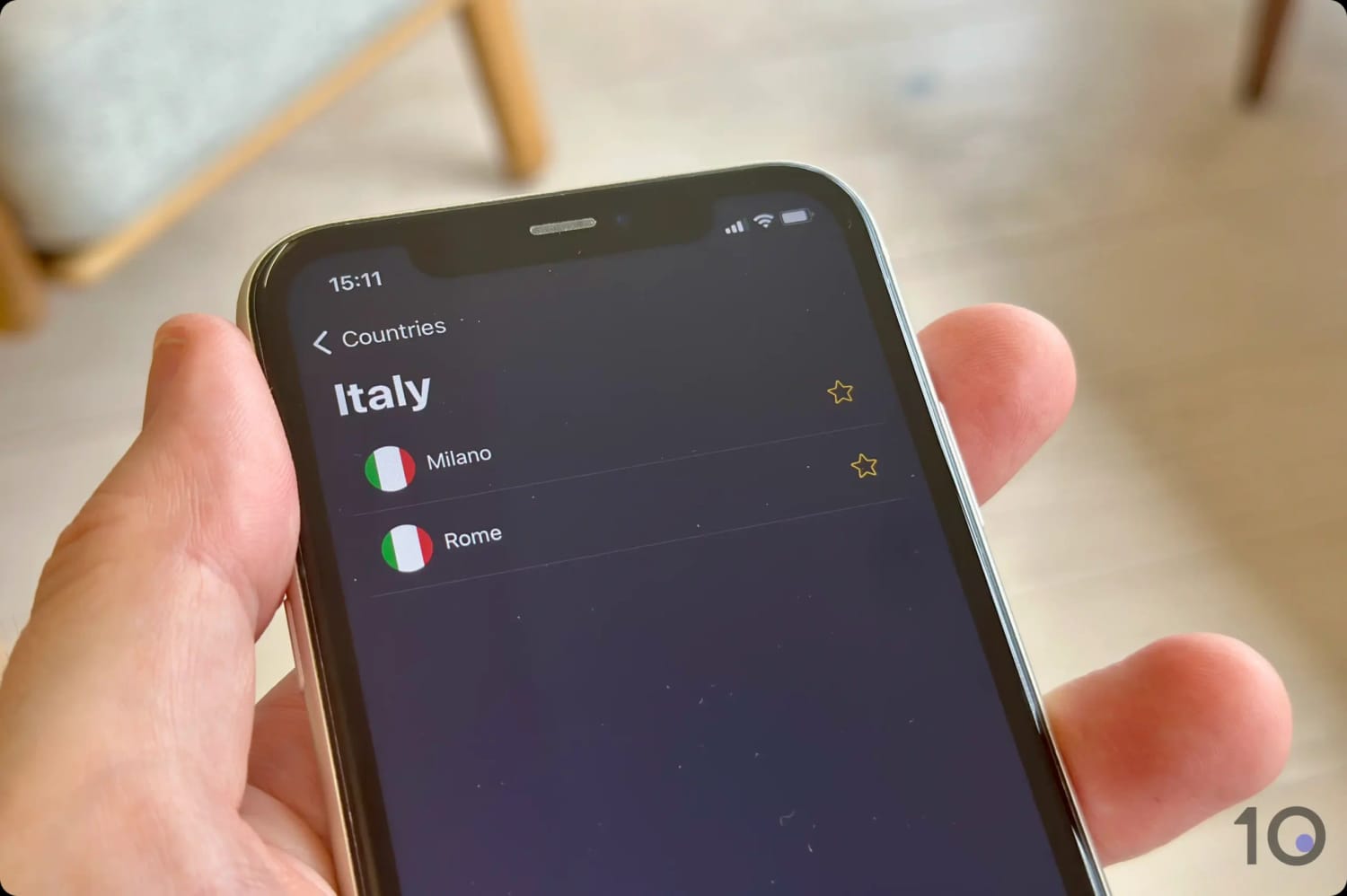 Las ubicaciones de los servidores italianos de CyberGhost