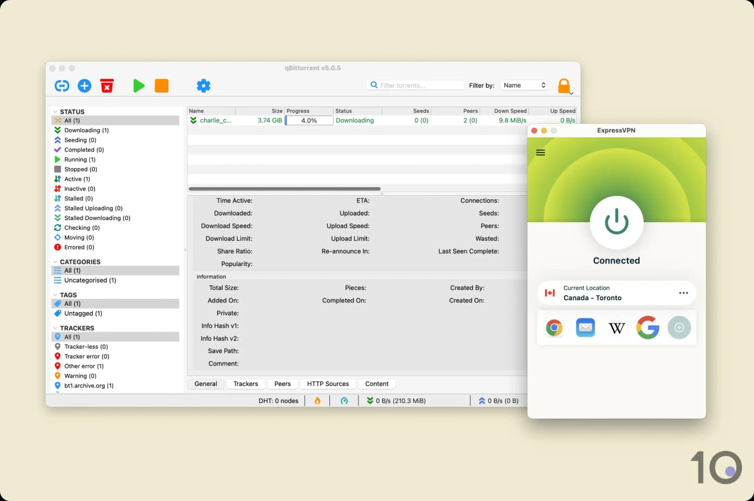 Torrenting with ExpressVPN on macOS