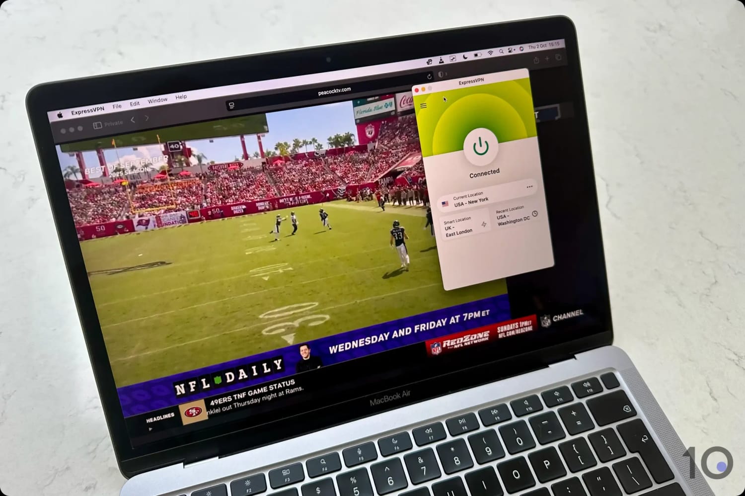 Streaming Peacock TV with ExpressVPN