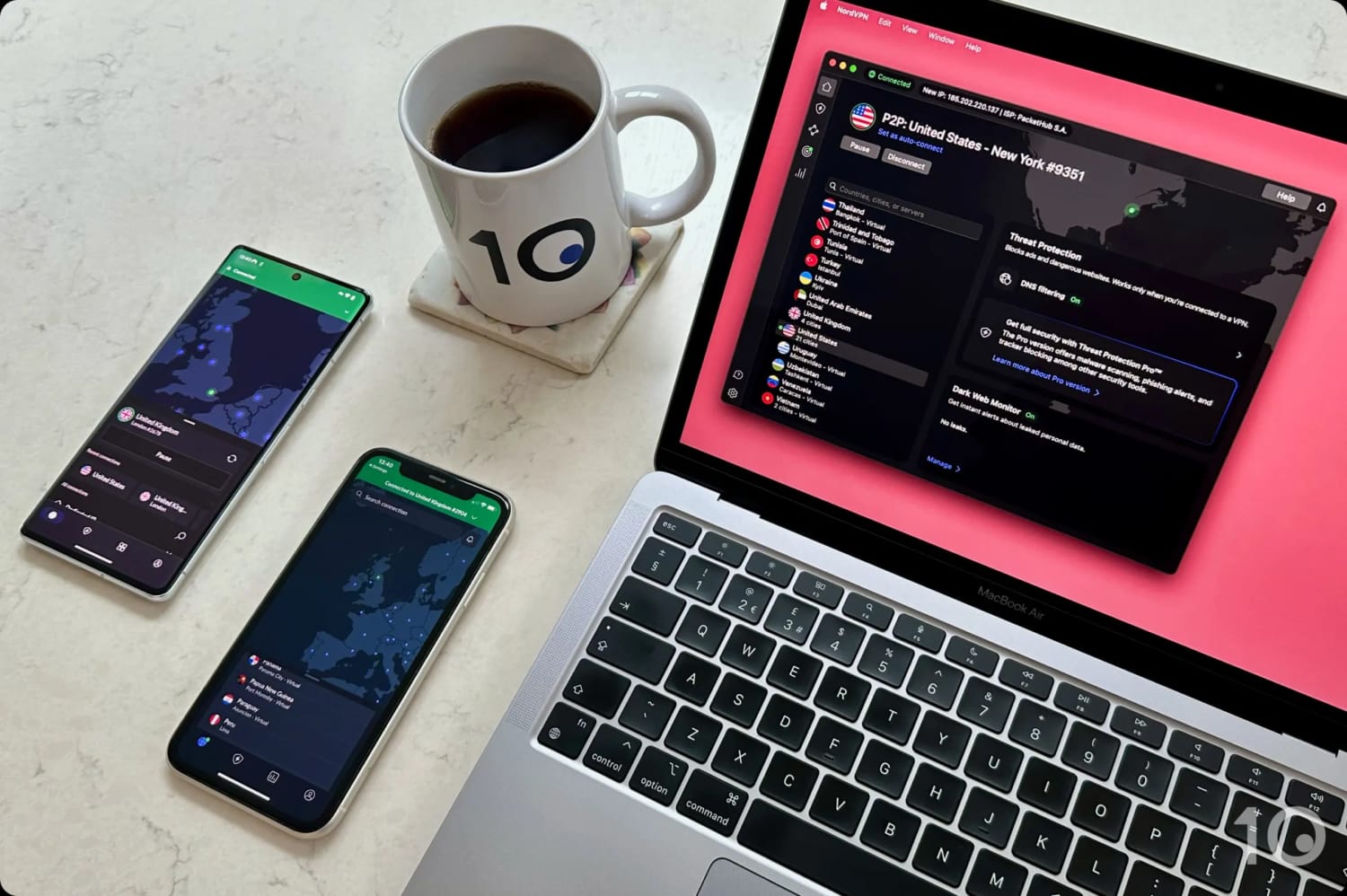 Using NordVPN on different devices