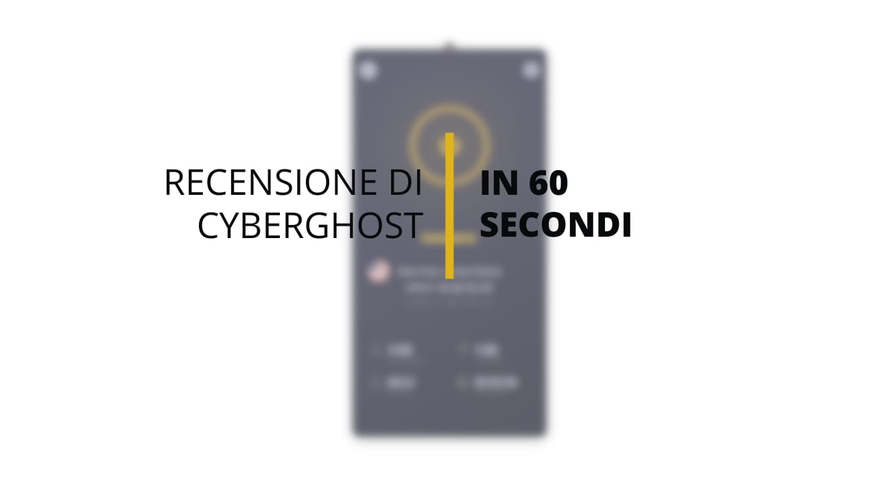 Recensione video di Cyberghost