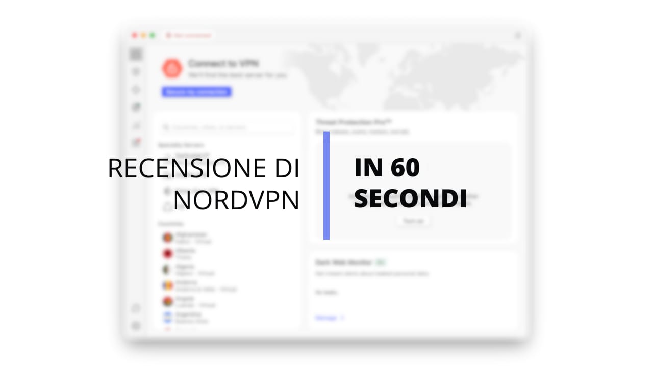 Recensione video di NordVPN