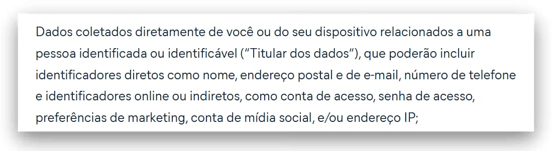 Política de registro de logs do Avast Secureline