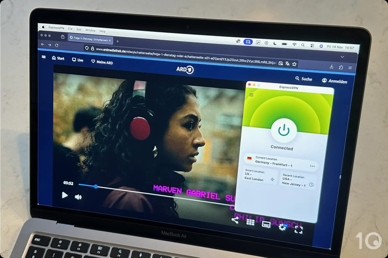 Streaming ARD with ExpressVPN