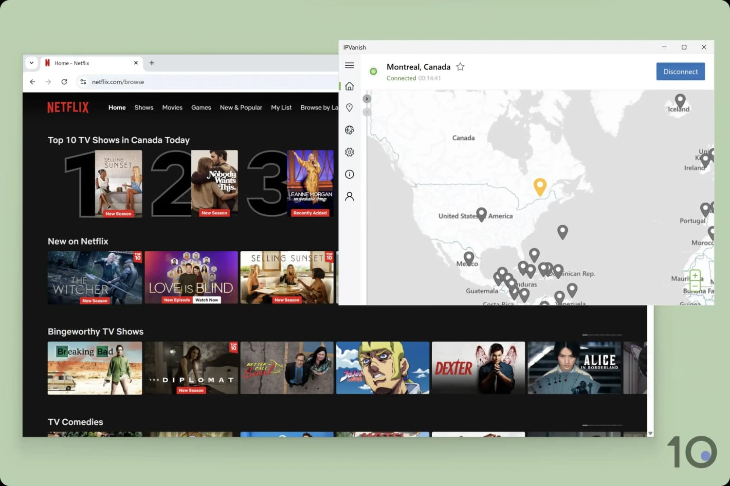 IPVanish Netflix Canada