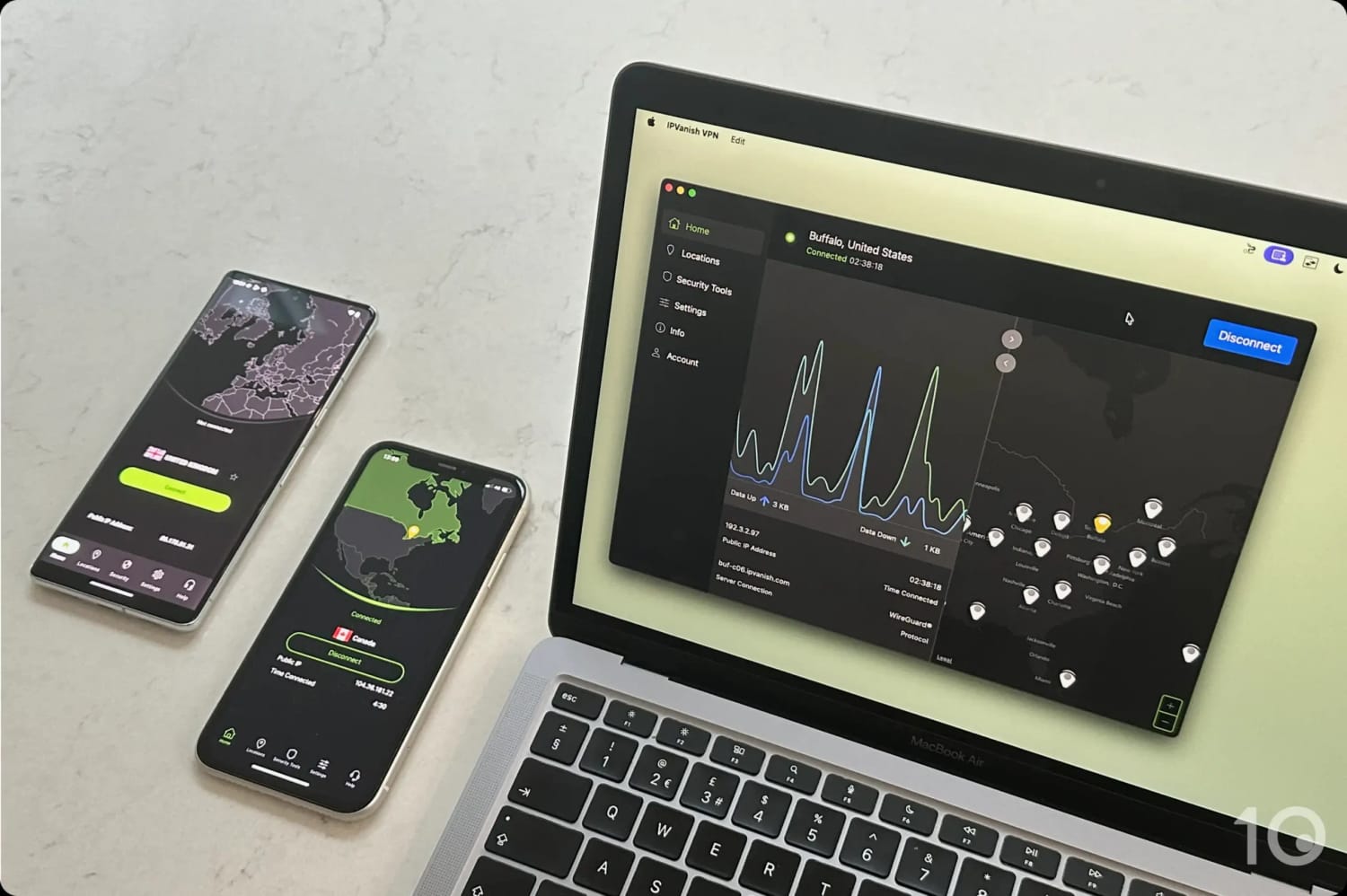 IPVanish on multiple devices