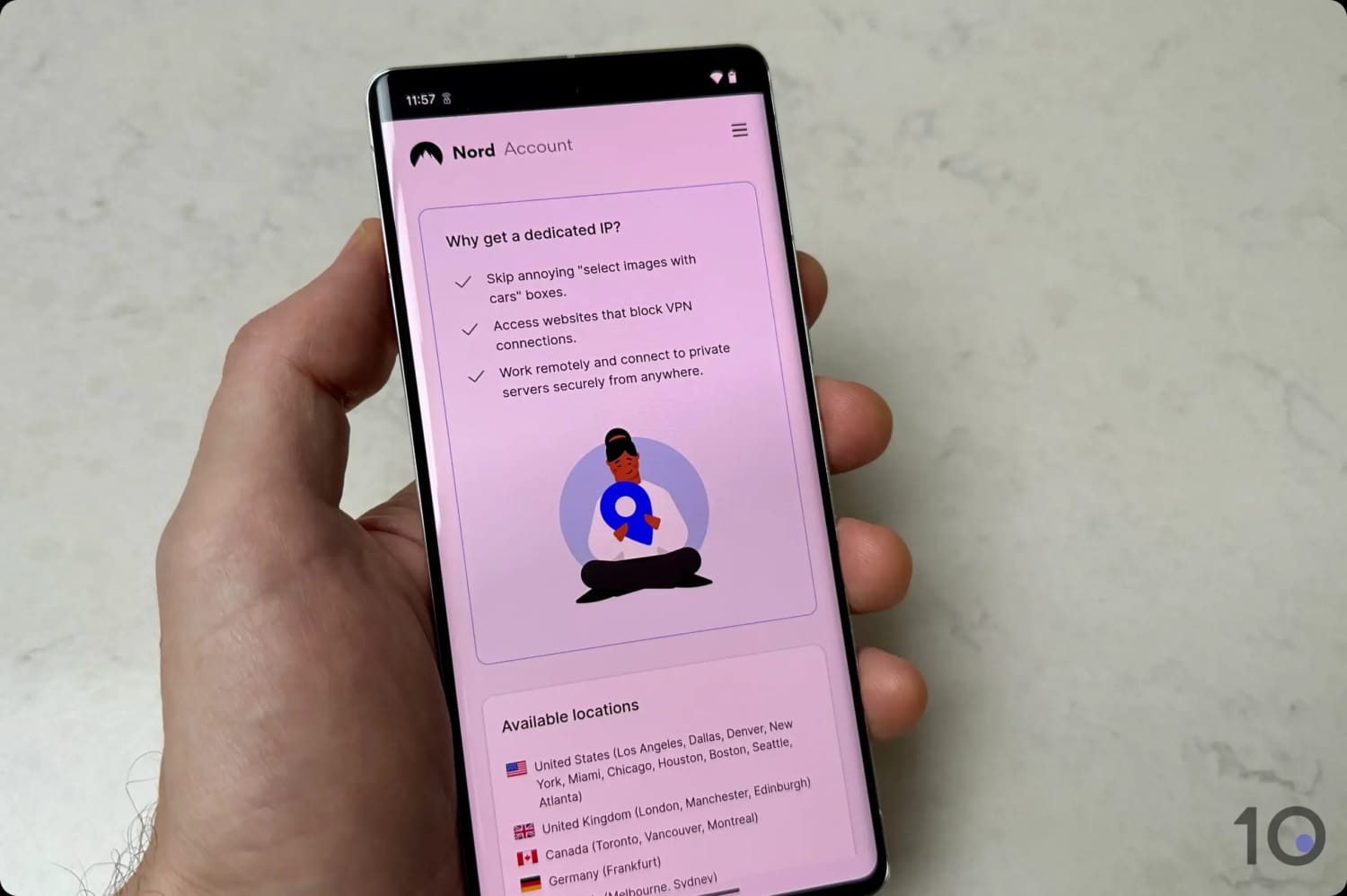 Getting a NordVPN Dedicated IP on Mobile