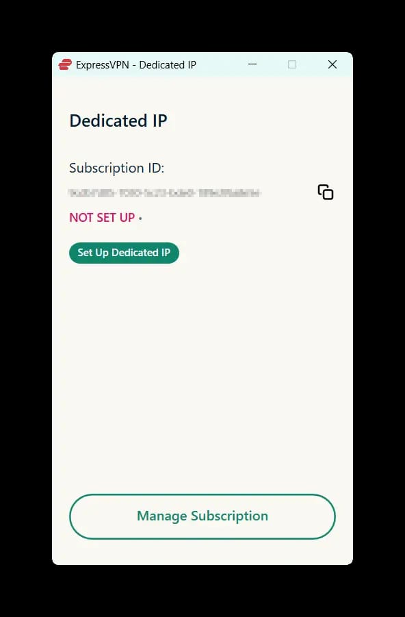 Set Up Your Dedicated IP