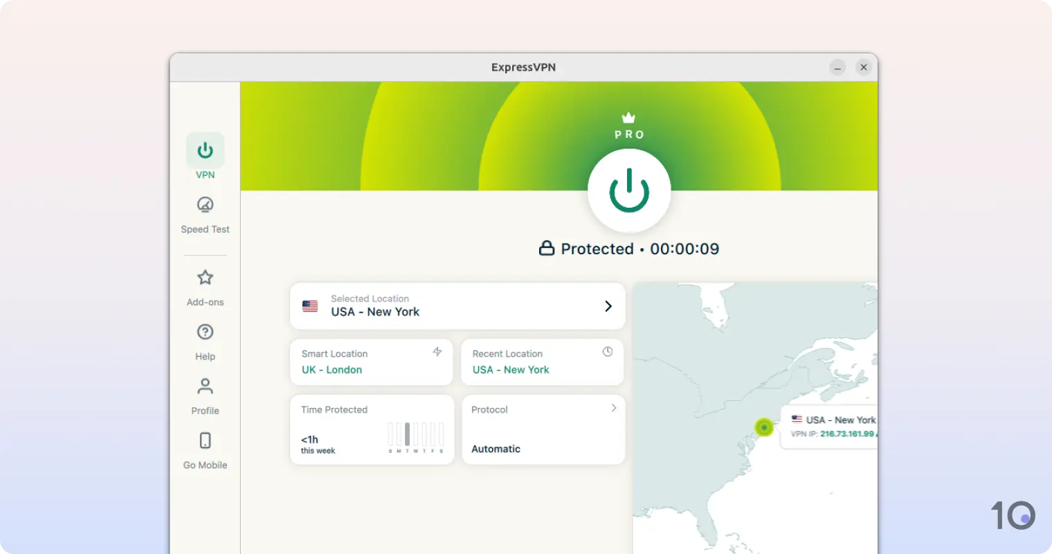 ExpressVPN's Linux app