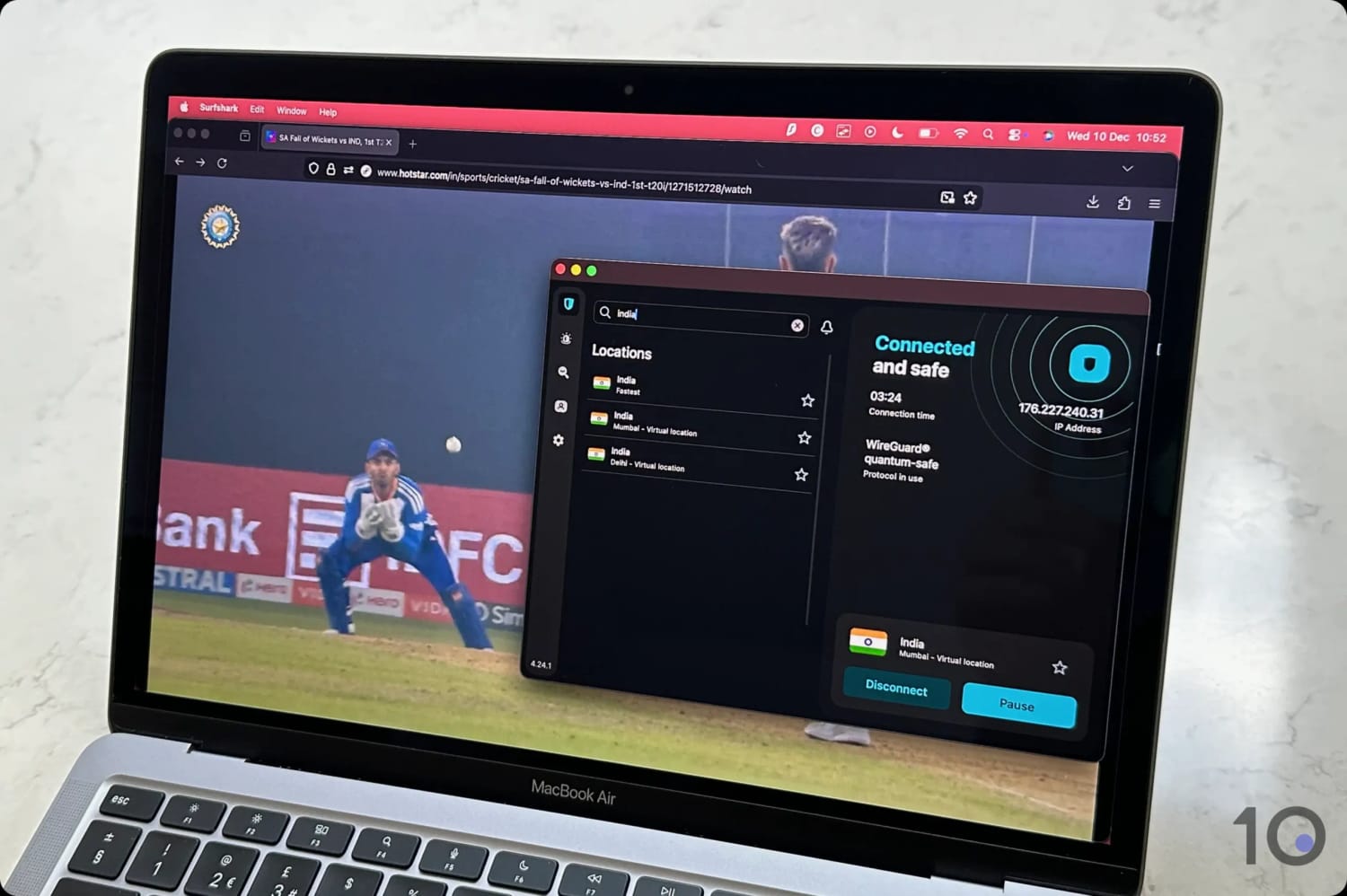 We Watched T20I Matches on Hotstar Using Surfshark
