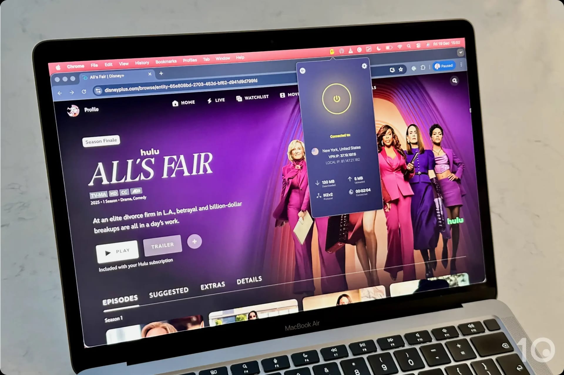 CyberGhost is a cheap option for streaming Hulu.